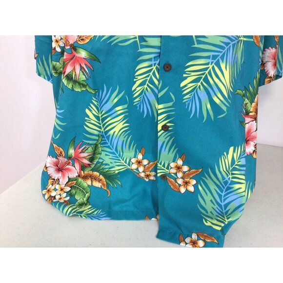 Hawaiian Shirt Tropical Bright Colors Mens 4XL - Picture 6 of 9